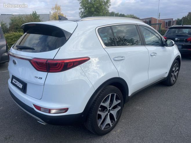 Kia Sportage 2.0 CRDI 136CH GT LINE PACK PREMIUM 4X4  Blanc de 2016