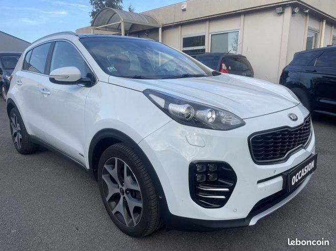 Kia Sportage 2.0 CRDI 136CH GT LINE PACK PREMIUM 4X4  Blanc de 2016