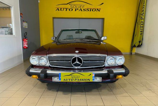 Mercedes 560 Mercedes 560 Sl R107 ROUGE de 1986
