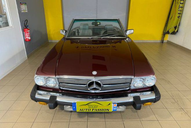 Mercedes 560 Mercedes 560 Sl R107 ROUGE de 1986