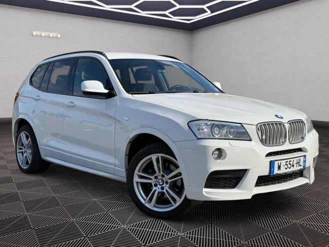 BMW X3 SERIE xDrive 20d 184 Pack M STEPTRONIC Blanc de 2011