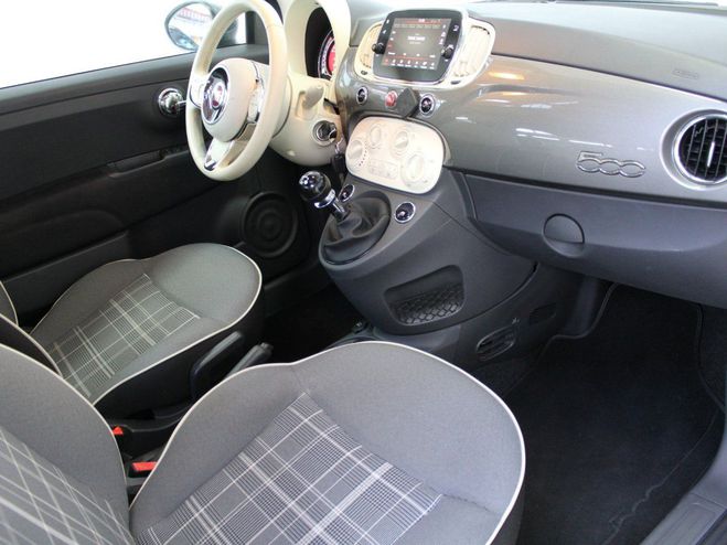 Fiat 500 Berline 0.9l. 8V 85 TwinAir Lounge Toit  Gris de 2018