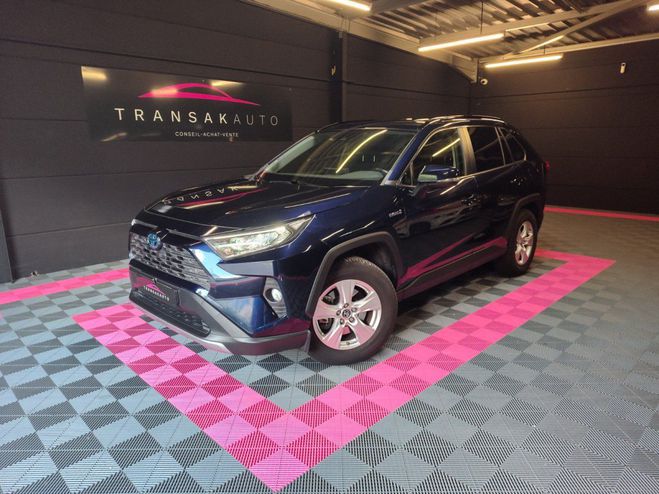 Toyota RAV 4 HYBRIDE 222 ch AWD-i Dynamic Bleu de 2019
