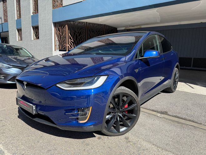 Tesla Model X 90D Dual Motor Bleu de 2017