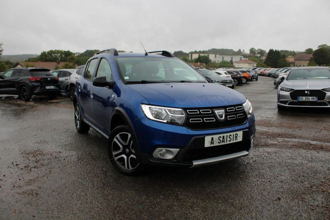 Cliquer pour voir la photo suivante Dacia Sandero III STEPWAY 95 CV DCI ANNIVERSAIRE CAMÉR Bleu Azzurite de 2020