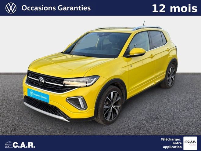 Volkswagen T Cross 1.0 TSI 116 Start/Stop DSG7 R-Line JAUNE RAISIN de 2024
