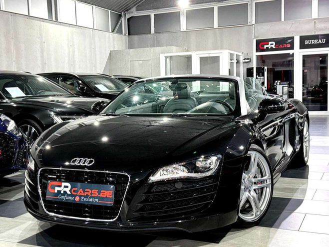Cliquer pour voir la photo suivante Audi R8 Spyder 4.2i V8 Quattro FSI S-Tronic Full Noir Métallisé de