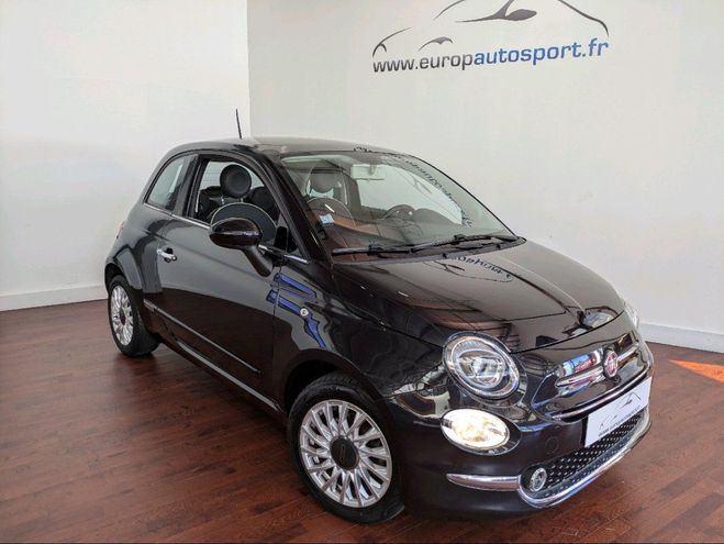 Cliquer pour voir la photo suivante Fiat 500 1.2 8V 69CH ECO PACK LOUNGE Noir de 2019