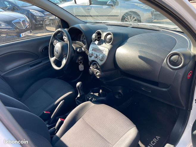 Nissan Micra 1.2 80ch pure drive 5p Blanc de 2013
