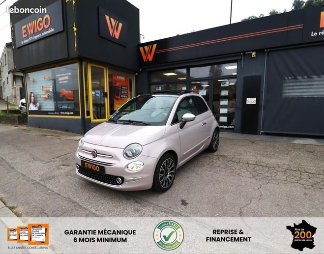 Cliquer pour voir la photo suivante Fiat 500 1.2 70 CH STAR + TOIT OUVRANT CLIM AUTO Beige de 2019