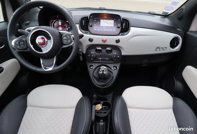 Fiat 500 Fiat 500 1.2 70 CH STAR + TOIT OUVRANT CLIM AUTO Beige de 2019