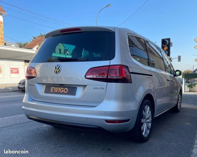 Volkswagen Sharan 2.0 TDI 150Ch CARAT 7 PL TOIT OUVRANT SI Gris de 2016