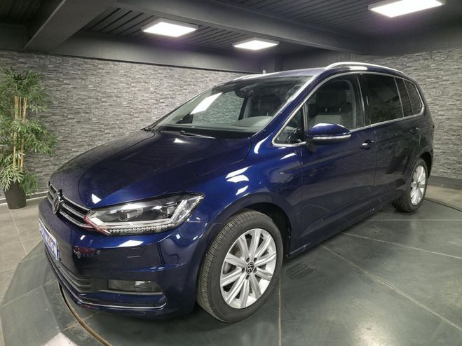 Cliquer pour voir la photo suivante Volkswagen Touran 2.0 16V TDI SCR - 150 - BV DSG 7 7pl Sty Bleu de 2024