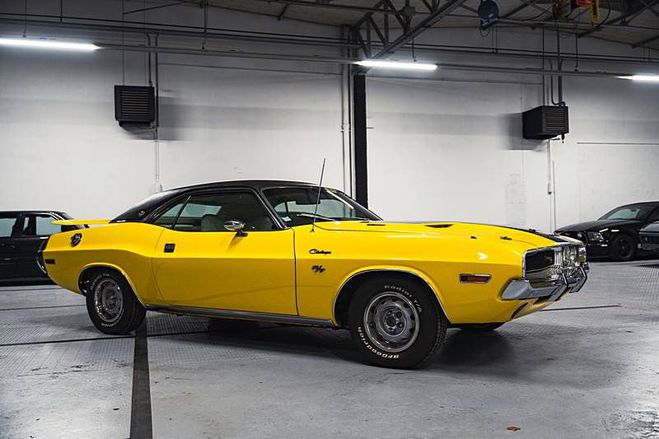 Dodge Challenger Dodge Challenger V8 440 (7.2L) MAGNUM R/T SE - LIGNE COMP Jaune Verni de 1970
