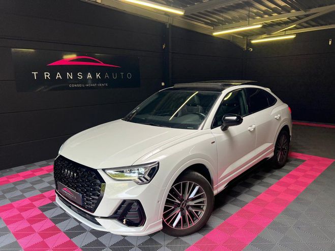 Cliquer pour voir la photo suivante Audi Q3 Sportback 35 TDI 150 ch S tronic 7 S lin Blanc de 2019