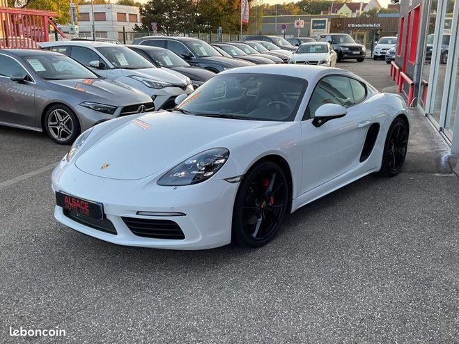 Porsche 718 CAYMAN (982) 2.5 350CH S PDK EURO6 Blanc de 2017