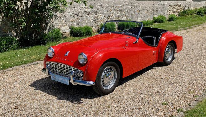 Triumph TR3 A 1960 Rouge de 1960