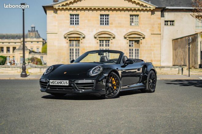 Cliquer pour voir la photo suivante Porsche 911 CABRIOLET (991) 991.2 Turbo S Noir de 2016