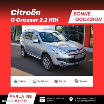  Voir détails -Citroen C Crosser C 2.2 HDi 16V FAP 4WD 7 places 156ch à Sarreguemines (57)
