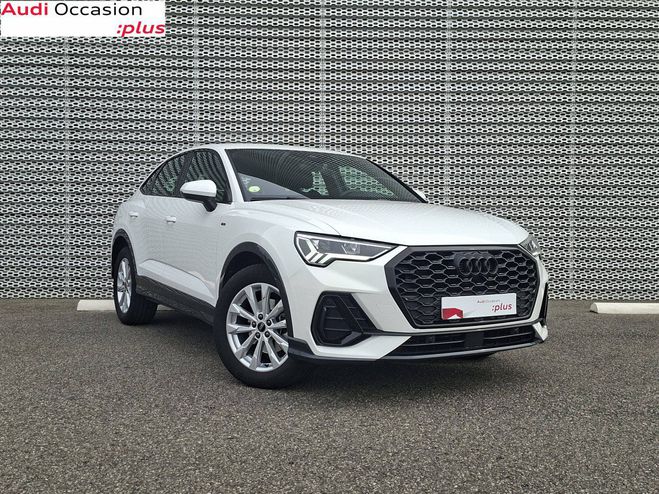 Audi Q3 Sportback 35 TDI 150 ch S tronic 7 S lin Blanc de 2022
