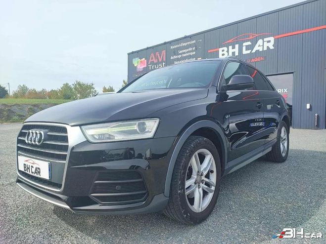 Cliquer pour voir la photo suivante Audi Q3 2.0 TDI 150 AMBITION LUXE QUATTRO S-TRON Noir de 2016