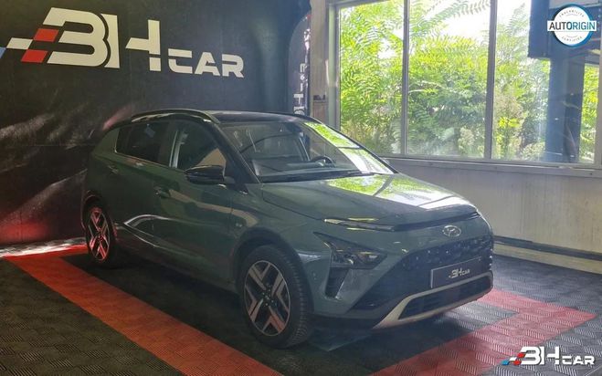 Cliquer pour voir la photo suivante Hyundai Bayon 1.0 T-GDI 100 HYBRID MHEV 48VOLT EXECUTI Vert de 2021