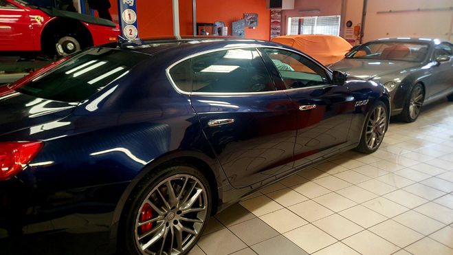 Maserati Quattroporte Maserati Quattroporte s q4 3.0 V6 410ch Start/Stop S GranLusso Bleu Foncé de 2017
