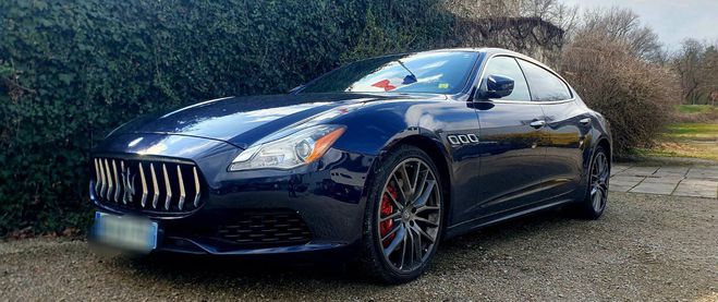 Maserati Quattroporte Maserati Quattroporte s q4 3.0 V6 410ch Start/Stop S GranLusso Bleu Foncé de 2017