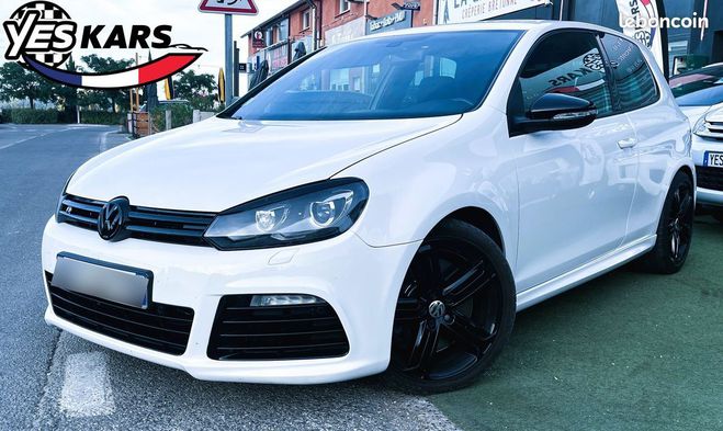 Cliquer pour voir la photo suivante Volkswagen Golf VI 2.0 TSI 270ch R 4Motion DSG6 3p-SUIVI Blanc de 2010