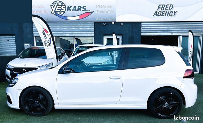 Volkswagen Golf Volkswagen Golf VI 2.0 TSI 270ch R 4Motion DSG6 3p-SUIVI Blanc de 2010