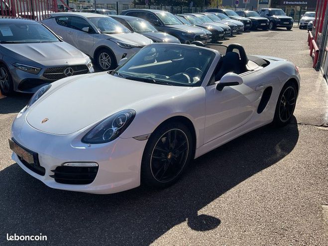 Porsche Boxster (981) 2.7 265CH PDK Blanc de 2014