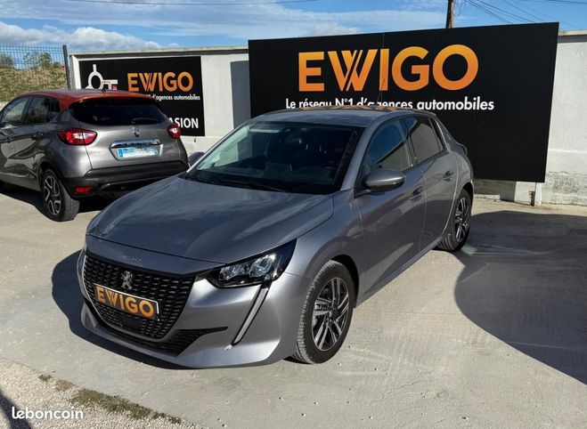Peugeot 208 1.2 PURETECH 100 ch ALLURE PACK CAMERA D Gris de 2021