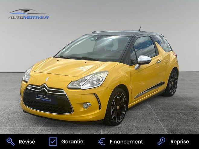 Cliquer pour voir la photo suivante Citroen DS3 1.6 THP 150ch Sport Chic JAUNE de 2010