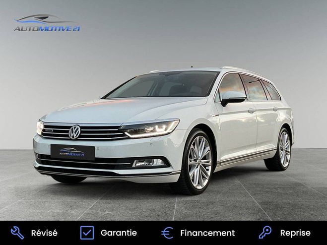 Cliquer pour voir la photo suivante Volkswagen Passat SW VIII 2.0 BiTDI 240 BlueMotion Technol BLANC de 2016