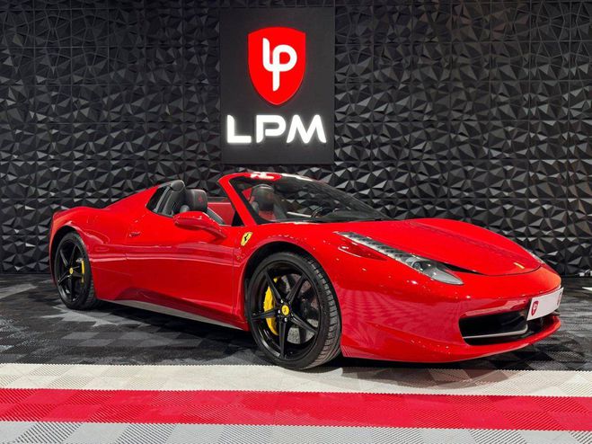 Cliquer pour voir la photo suivante Ferrari 458 Italia F458 SPYDER V8 4.5 ROUGE de 2013