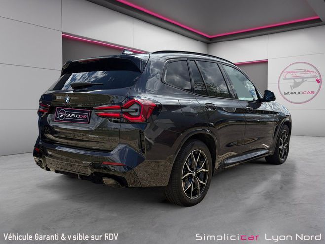 BMW X3 G01 LCI xDrive 30d 286ch BVA8 M Sport (G Gris de 2022