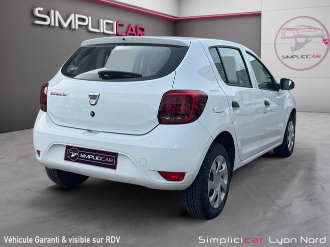 Dacia Sandero Dacia Sandero SCe 75(GARANTIE 12mois) Blanc de 2018