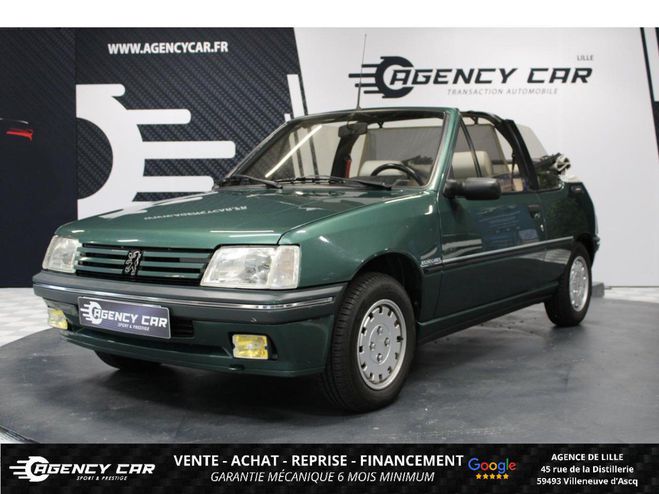Peugeot 205 Cabriolet 1.4 Roland Garros Phase 1 Suiv VERT FONCE de 1991