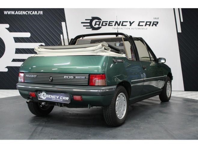 Peugeot 205 Cabriolet 1.4 Roland Garros Phase 1 Suiv VERT FONCE de 1991