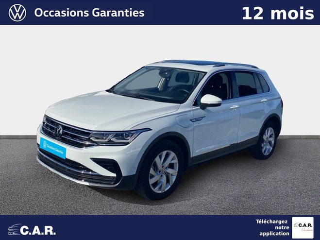 Cliquer pour voir la photo suivante Volkswagen Tiguan 1.4 eHybrid 245ch DSG6 Elegance Blanc de 2022