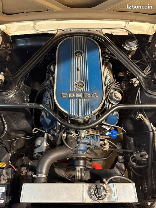 Ford Mustang 289ci Cabriolet Clone GT 350 Blanc de 1965