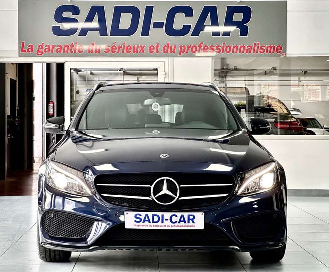 Mercedes Classe C 180 d 115cv Break AMG LINE EDITION Bleu Mtallis de 