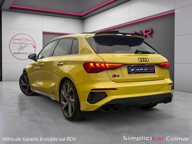 Audi S3 SPORTBACK TFSI 310cv S-tronic 7 Quattro  Jaune de 2020
