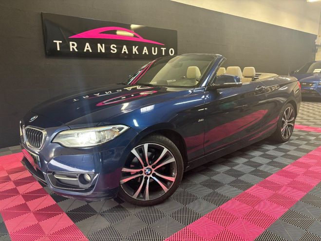 BMW Serie 2 CABRIOLET F23 218d 150 ch Sport Bleu de 2016