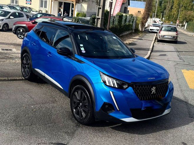 Peugeot 2008 1.2 130cv EAT 8 GT PACK TOIT OUVRANT 150 Bleu Mtallis de 2021