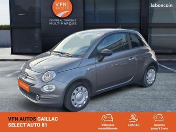  Voir détails -Fiat 500 1.0 70 ch Hybride BSG S-S à Gaillac (81)