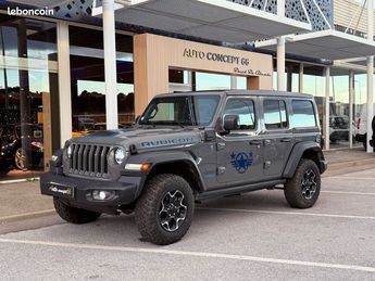  Voir détails -Jeep Wrangler IV Phase 2 4XE 381ch RUBICON Hybrid à Perpignan (66)