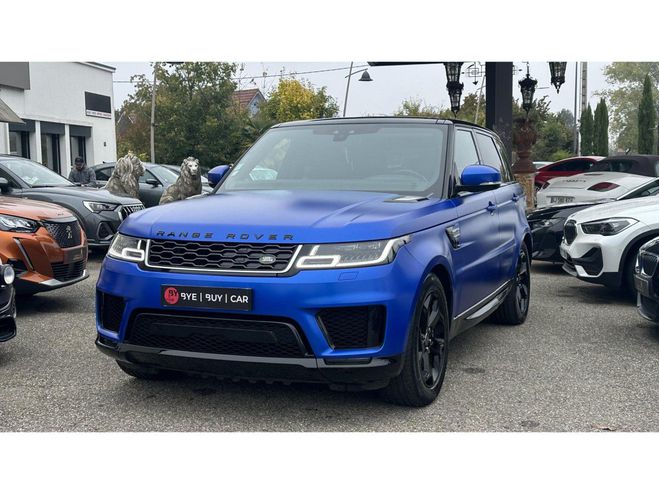 Cliquer pour voir la photo suivante Land rover Range Rover SPORT 2.0 P400E 404H 300 PHEV HYBRID HSE BLEU de 2019