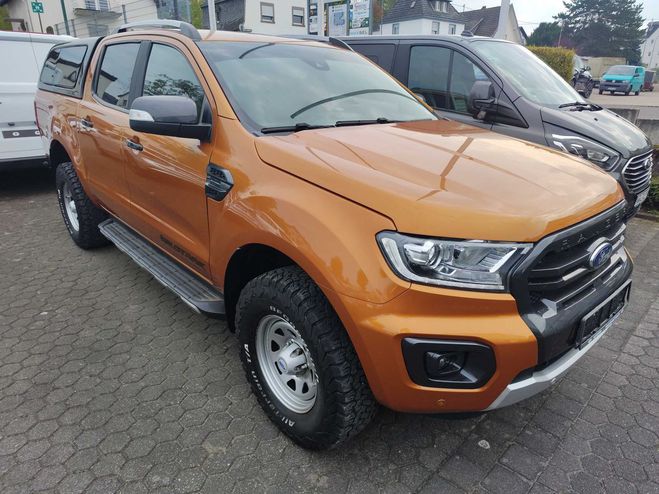 Cliquer pour voir la photo suivante Ford Ranger 2.0 TDCI 213CV BVA 10 Wildtrak Double Ca Orange de 2020