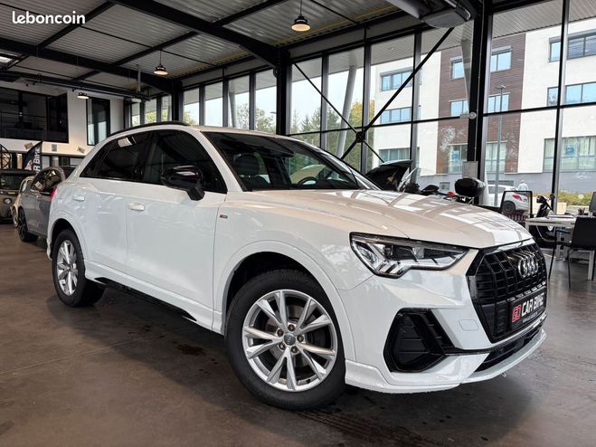 Audi Q3 150 CH S Line Garantie 6 ans Apple Carpl Blanc de 2020